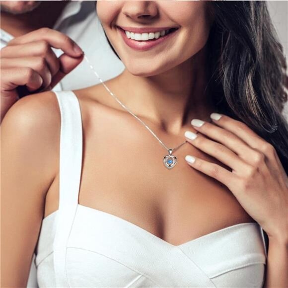 ADDWel Preserved Rose Gifts for Her, Forever Real Flowers with Sterling Silver - Picture 5 of 7